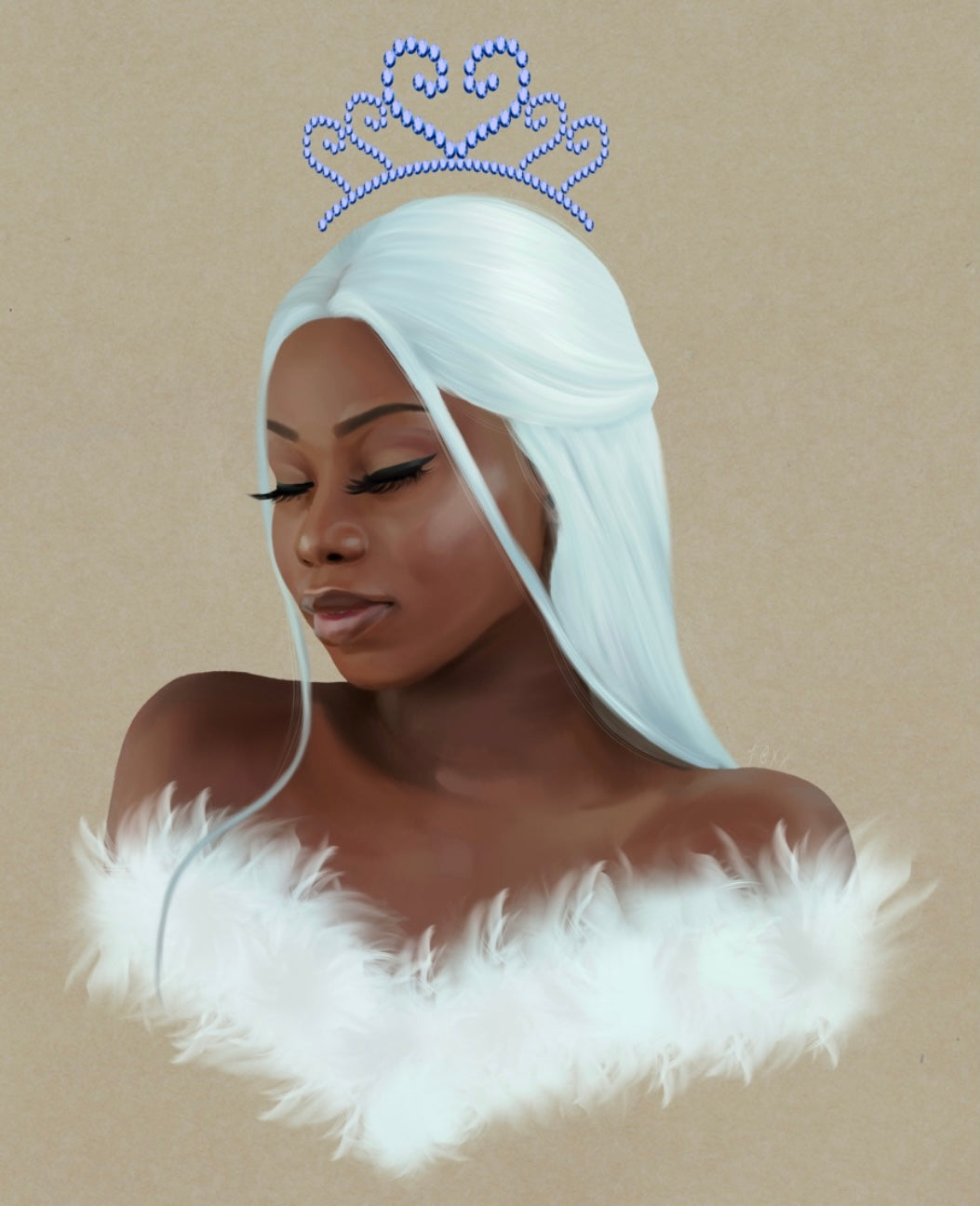 Winter Empress Canvas Print