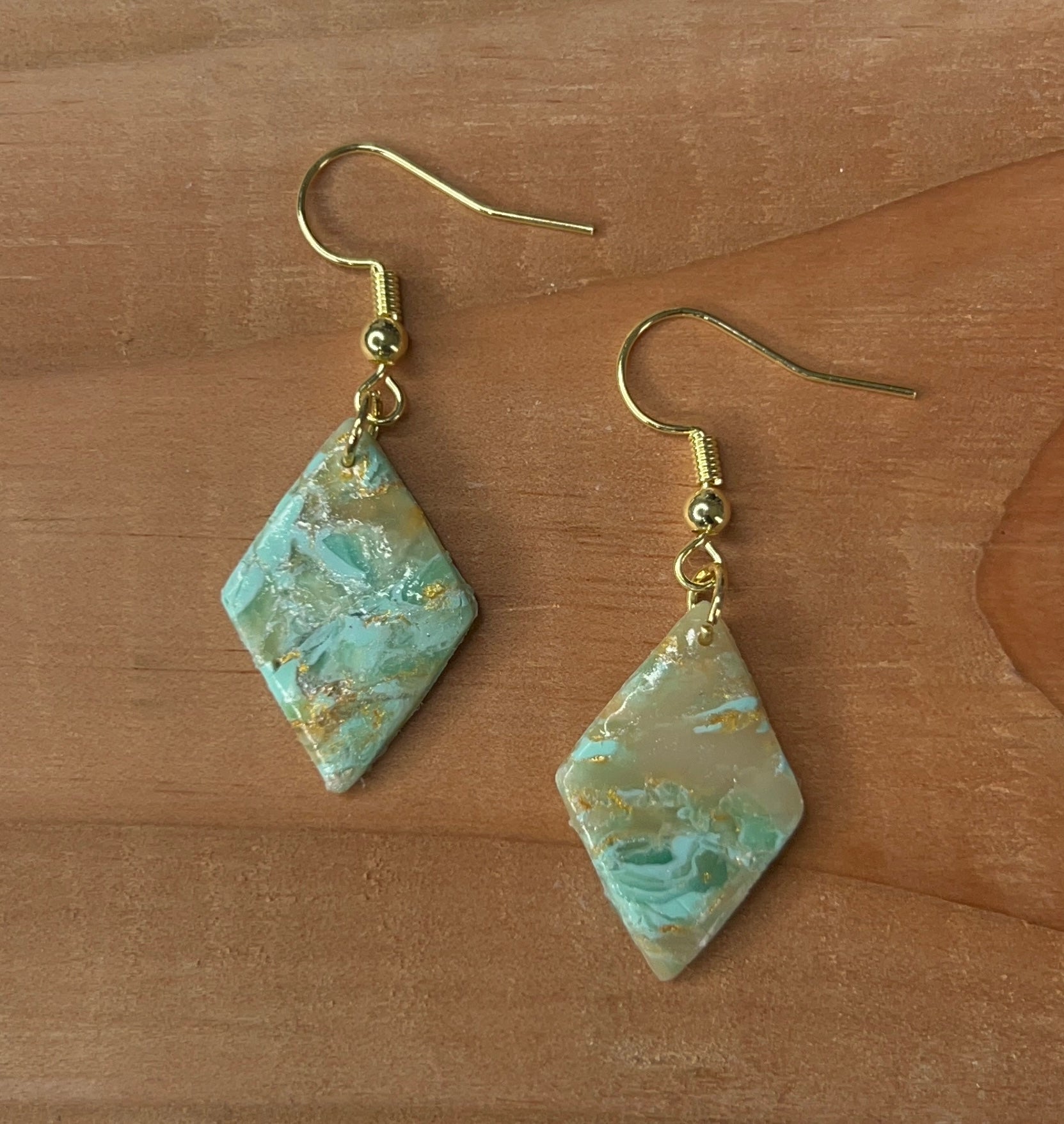 Turquoise Diamond Earrings