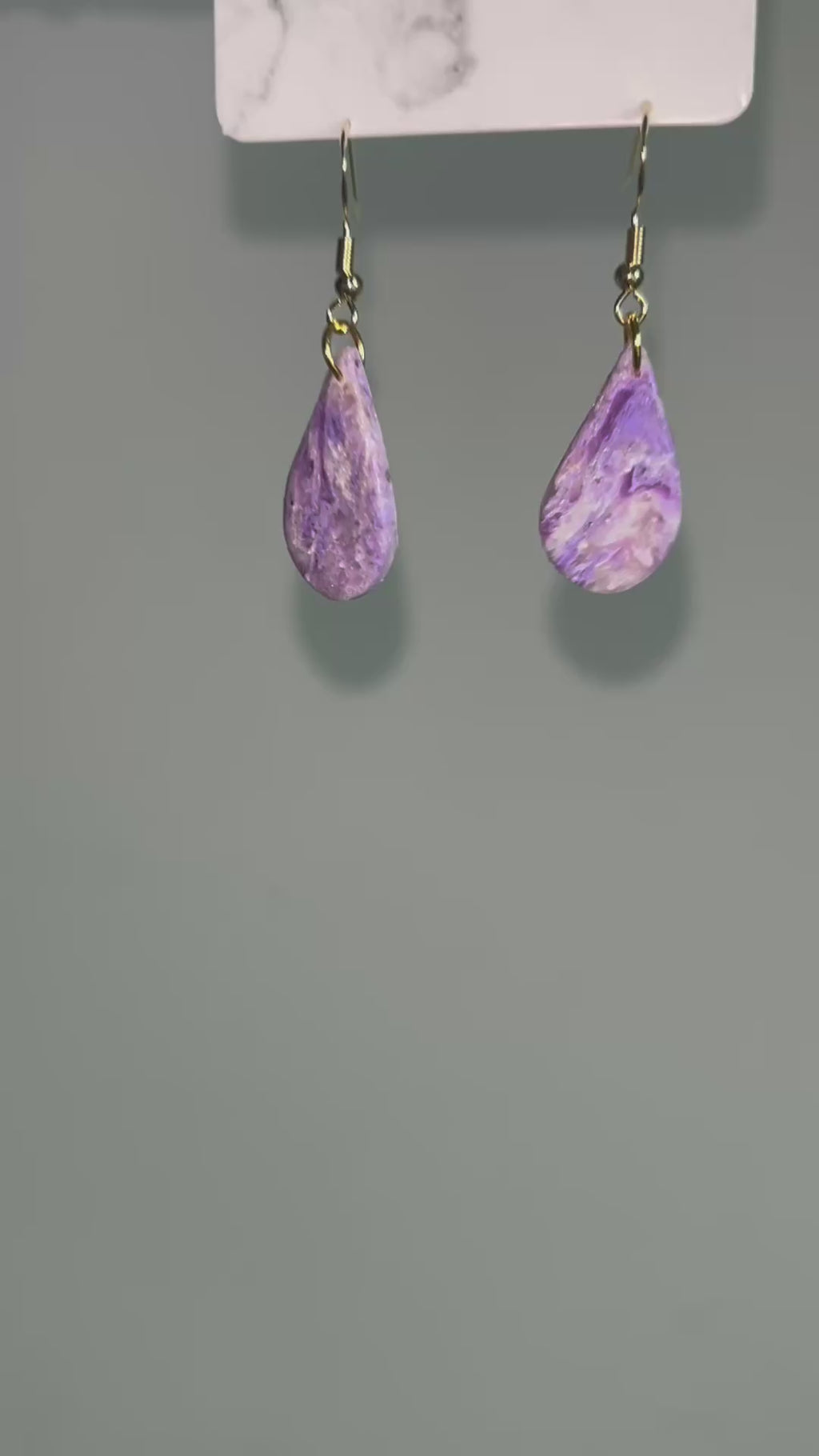 Amethyst Teardrops